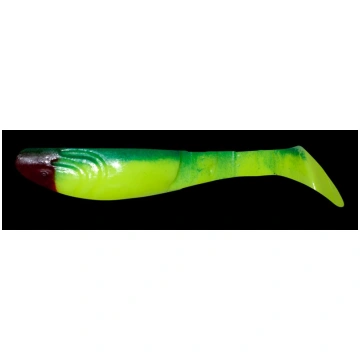 Relax Kopyto Gumijas Zivis 6cm Fluo Zaļš nugara