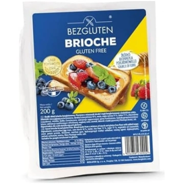 Bezglutēna brioche, bez laktozes, brokastu maize, 
