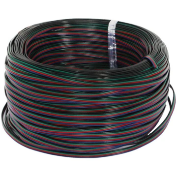 RGB vads, 4PIN, 4*0.3², cena par 1m