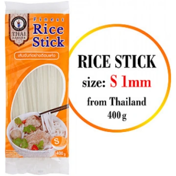 THAI DANCER Rice Noodles 1mm 400gr. Nūdeles, Rīsi,