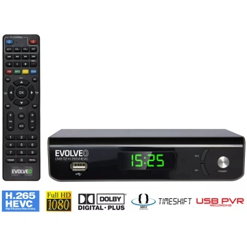 DVB-T2 ierakstītājs Evolveo Omega S3 HD H.265/HEVC