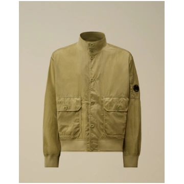 Chrome-R Button Bomber Jacket