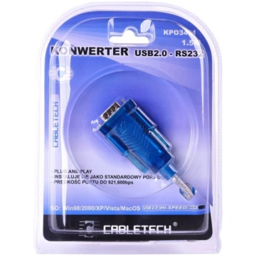 usb 2.0 - rs232 (db9m) konvertēšanas kabelis Cable