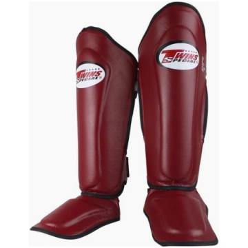 Shinguards Twins Special Wine Red