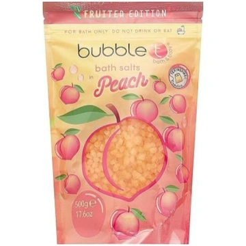 Bubble T Cosmetics Fruitea persiku vannas sāls, no
