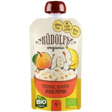 PUTRA AUZU RŪDOLFS BIO PERSIKS,BANĀNS 4+ DP 110G