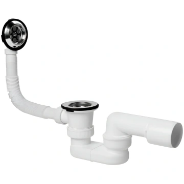 Sifons vannas EV10050 1 1/2x40/50mm ar izpludi un 