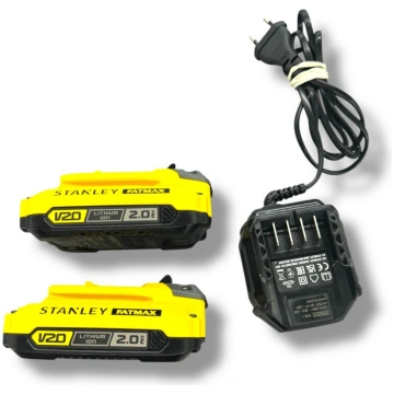 Lietots - Stanley FatMax V20 2.0Ah akumulatoru kom