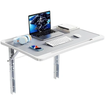 Wall Mounted Folding Table for Small Spaces, Adjus
