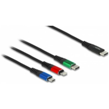 DeLOCK USB Charging Cable 3 in 1 USB Type-C Tradem
