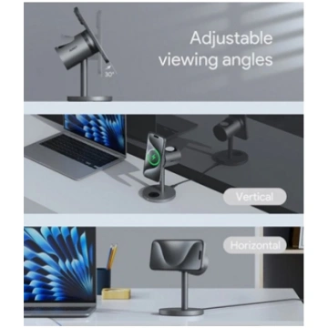 AUKEY MagFusion 3 in 1 wireless charger with Qi2 A