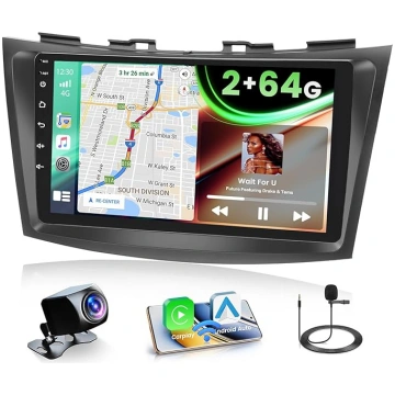 2+64G Android auto radio priekš Suzuki Swift 2011-