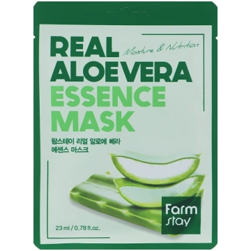 Sejas maska Farmstay Real Aloe Vera, 23 ml