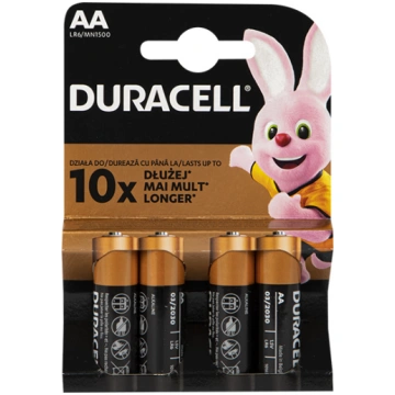 Duracell AA LR6 1.5V Alkaline Ilgstošas darbības b