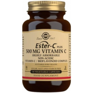 Ester-C Plus 500 mg Vitamin C Solgar 50 vcaps