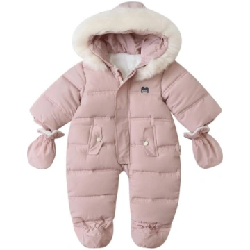 Generisch ziemas jaka bērnu meitene Jumpsuit bērnu