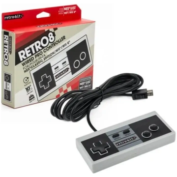 Retro-bit RETRO8 Wired Pro Controller for NES Clas