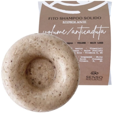 Shampoo Solido Stimolante per Capelli Fini e Debol