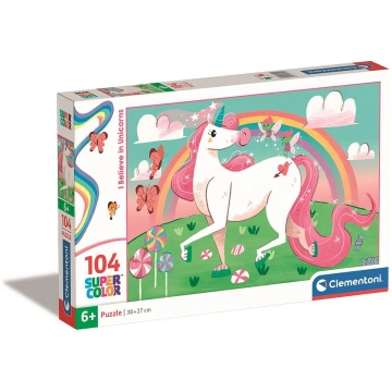 Unikornis Believe 104 db-os puzzle Clementoni