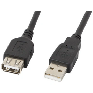Extension cable USB 2.0 AM-AF black 5M | CA-USBE-1