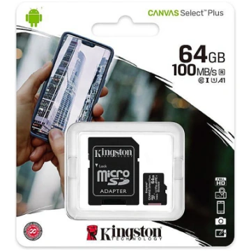 Kingston Canvas Select Plus Android A1 microSDXC M