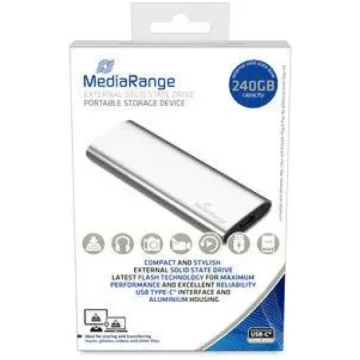 External SSD|MEDIARANGE|Read speed 450 MB/s|Write 