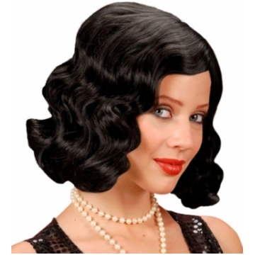 Lietots - Sieviešu parūka "Roaring 20's black