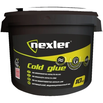 Bituma-kaučuka 10kg Nexler Cold-Glue līme