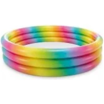 Intex Rainbow Ombre Pool 3-Ring Baseins