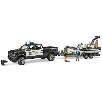 Bruder RAM 2500 police pickup, L+S module, trailer