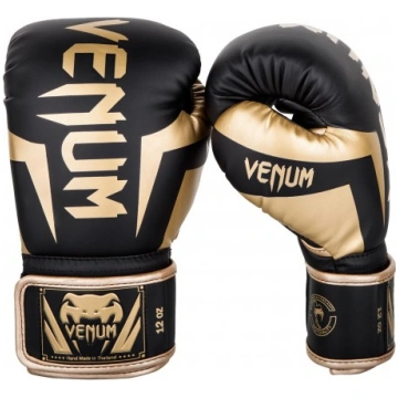 BOKSA CIMDI VENUM ELITE BOXING GLOVES - BLACK/GOLD