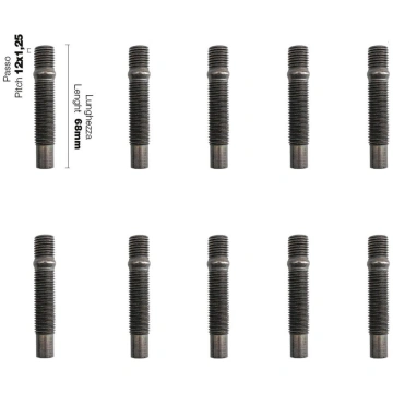 10 wheel studs 12x1.25 l.68mm