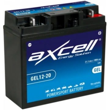 AXCELL Garden GEL 20Ah 180A -/+ 12V 182x77x168mm