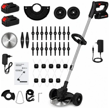Akumulatora trimmeris ar 2 akumulatoriem LEO TOOLS