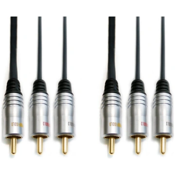Profigold PGV5305 Composit + audio 3 RCA 5m EOL
