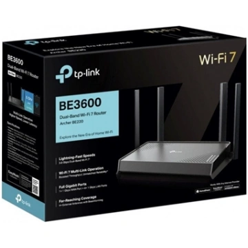 Rūteris TP-Link Archer BE220 BE3600 Dual-Band Wi-F