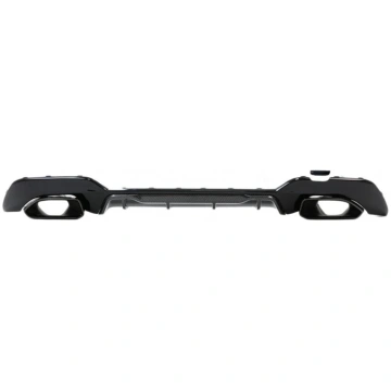 Rear Bumper Valance Diffuser With Exhaust Tips sui