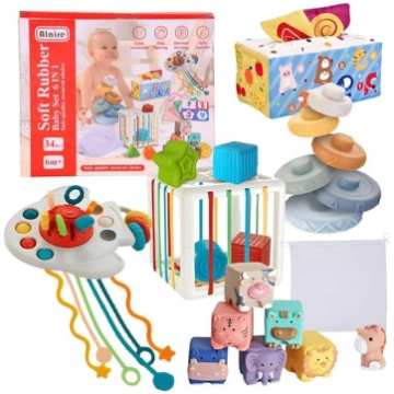 Montessori Baby 6-in-1 rotaļlietu komplekts – maig