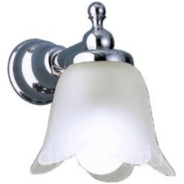 Lampa pie spoguļa RAFFAELLA, hroms/matēts stikls, 