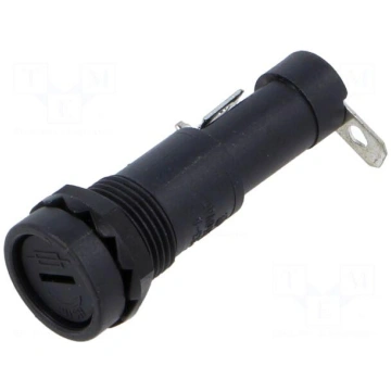 Fuse holder | 6.3x30mm | 15A | 250VAC | on panel |