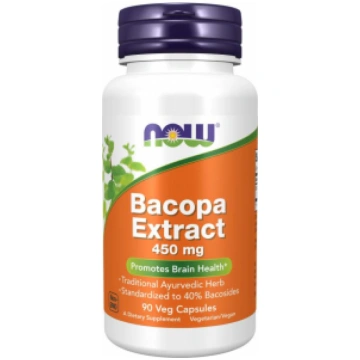 Bacopa Extract 450 mg Now Foods 90 vcaps