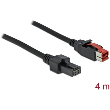 Delock PoweredUSB cable male 24 V to 2 x 4 pin mal
