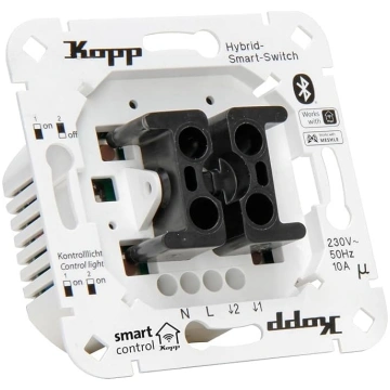 Kopp Smart-Control Hybrid Smart Switch 2-kanālu 4 