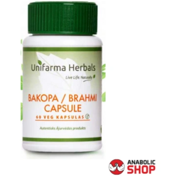 UNIFARMA HERBALS Bacopa/Brahmi, Bakopa 60 kapsulas