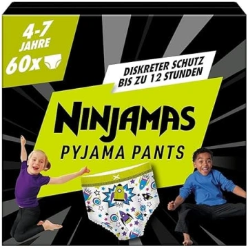 Pampers Ninjamas nakts biksītes, ikmēneša kaste, z