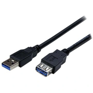 StarTech 2m Black SuperSpeed USB 3.0 Extension Cab