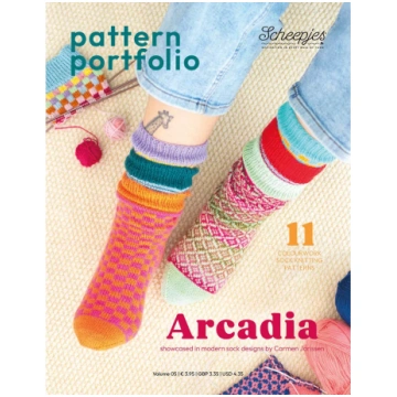 Arcadia Pattern Portfolio /Scheepjes/ zeķu rakstu 