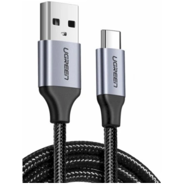 Nickel-plated USB-C cable QC3.0 UGREEN 1.5m with a
