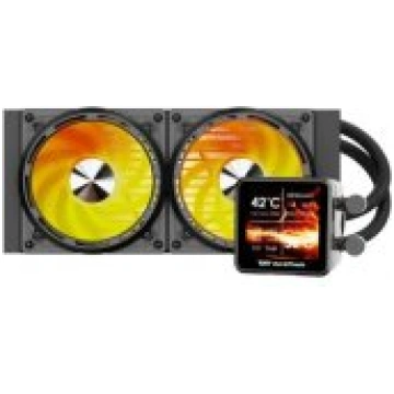 DarkFlash DE240 120mm Liquid CPU Cooler Black dzes