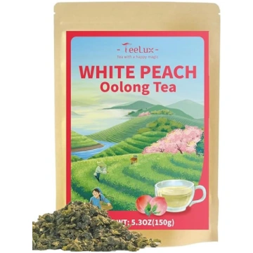 TeeLux balto persiku oolong tēja, beramā, 150 g, v